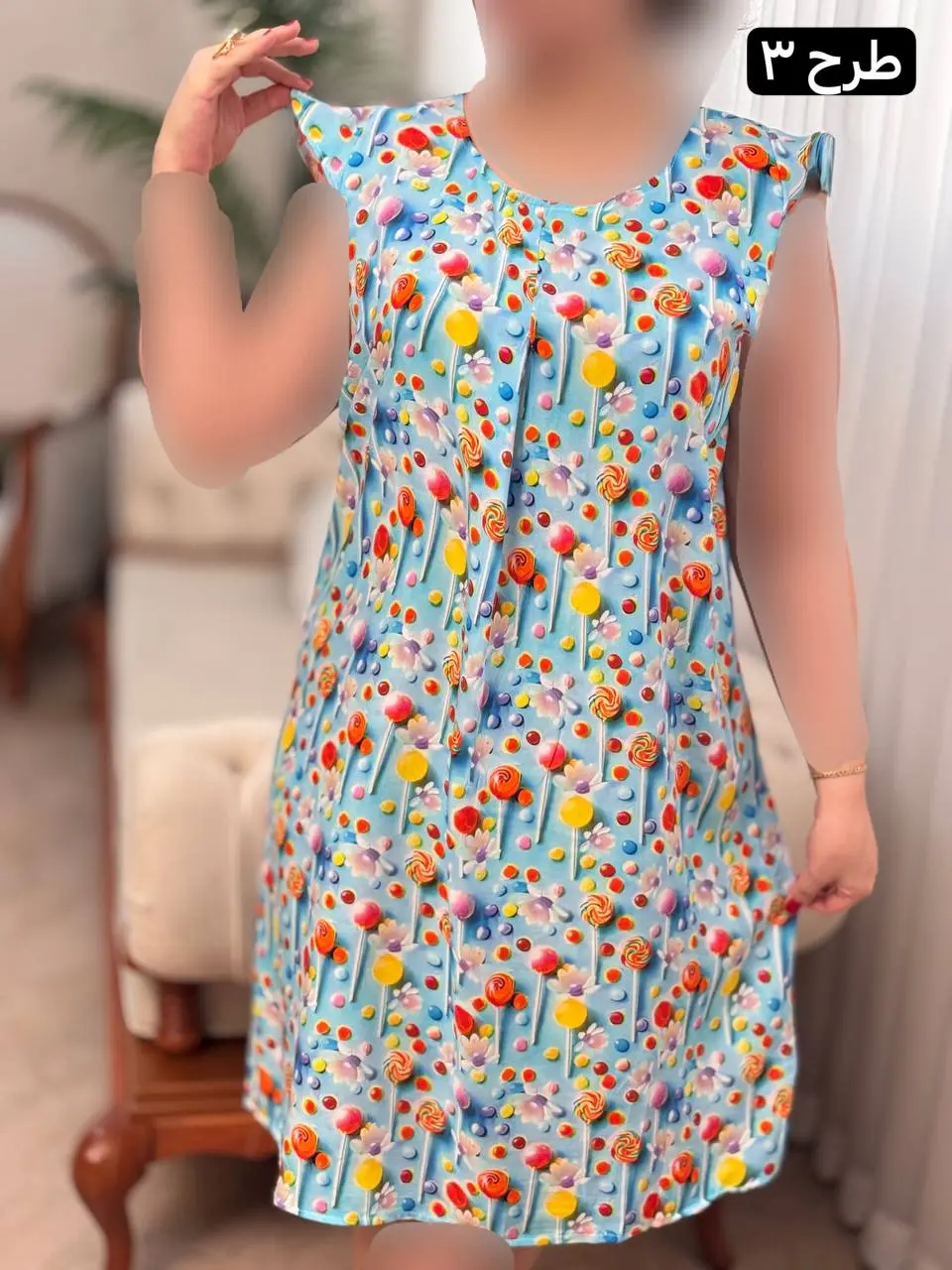 پیراهن نخی فرشته 3123